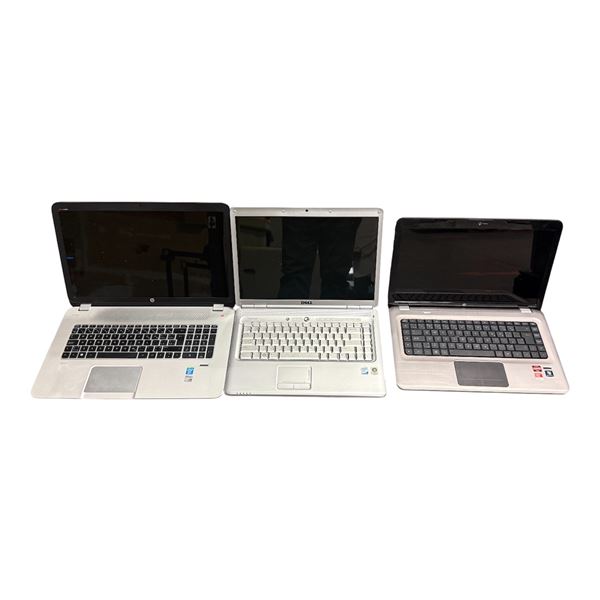 L1 - Group of 3 Laptops - Dell Inspiron 1525, HP Pavilion dv6, HP Envy Beats Edition