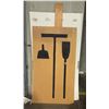 Image 2 : L1 - 3-Pcs Workstation Pegboards (Up to 88" x 47") and 3-Pcs Painted Decor Panels (48" x 96" Each)