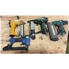 Image 2 : L1 - 4-Pcs Assorted Nailers and Staplers Includes Brands Hitachi, Omer, Canwood, and Bynford