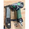 Image 4 : L1 - 4-Pcs Assorted Nailers and Staplers Includes Brands Hitachi, Omer, Canwood, and Bynford