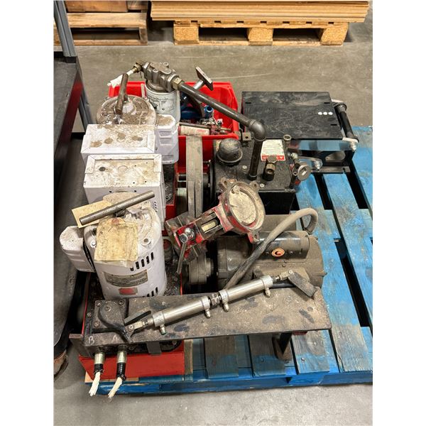 l1 - Group of Misc Heavy-Duty Equipment - SPX Power Team Hydraulic Pump, Gresen Power Filter