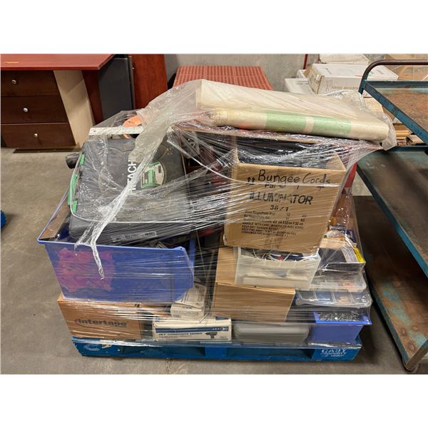 l1 - Pallet of Mixed Warehouse Assets & Contents - Including Hitachi Power Tool Case and Assorted To