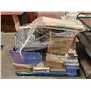Image 1 : L1 - Pallet of Mixed Warehouse Assets & Contents - Includes Hitachi Power Tool Case and Assorted Too