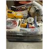 Image 2 : L1 - Pallet of Misc Warehouse Equipment: 2-Ton Compact Trolley Jack, Extension Cord, Floor Mat,