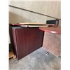 Image 2 : L1 - Group of Disassembled Wooden Office Desk Components and Panels - Assorted Sizes