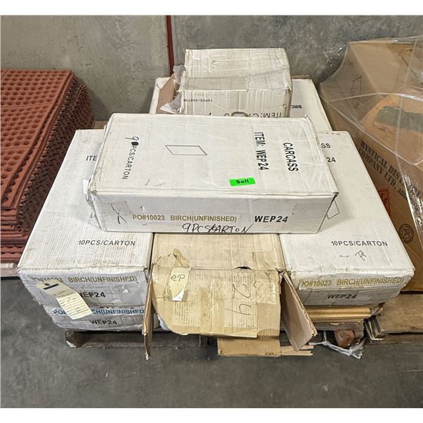 L1 - Pallet of Assorted Unfinished Birch Plywood Materials (WEP24 & WBC3)
