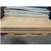 Image 2 : Group of Assorted Shelving Components - Divider Panels (23"x47") and Metal Shelf Brackets (46"x22")