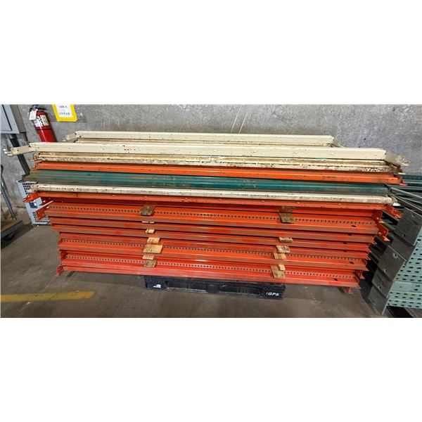 l1 - Group of Approx. 65-70 Racking Beams, 98" Each