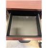 Image 2 : L1 - Wooden Office Desk with Drawers, H29.5" x W60" x D30"