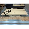 Image 3 : L1 - Group of Assorted Shelving Components Includes Slatted Wooden Boards (some 92" x 12", 95" x 24"