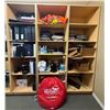 Image 1 : L1 - 3 Wooden Cubby Shelving Units (H84" x W18" Each) with Office Stationery and Supplies