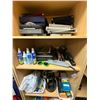 Image 6 : L1 - 3 Wooden Cubby Shelving Units (H84" x W18" Each) with Office Stationery and Supplies