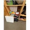 Image 4 : L1 - Filing Cabinet (W20"), 2 Wooden Cubby Shelving Units (H84" x W18" Each) with Office Stationery