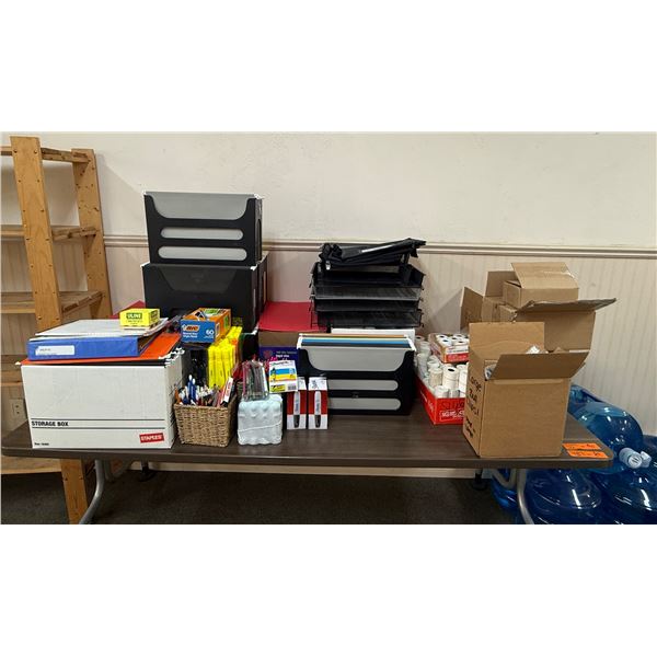L1 - Group of New Office Stationery and Supplies