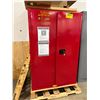 Image 1 : L2 - Uline Flammable Liquids Cabinet (Model: H-2219M-R) - 43x34x65" (w/ Key)