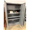 Image 1 : L2 - Metal Storage Cabinet - 48x24x78" - 4 Shelves (Grey)