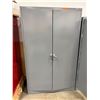Image 2 : L2 - Metal Storage Cabinet - 48x24x78" - 4 Shelves (Grey)