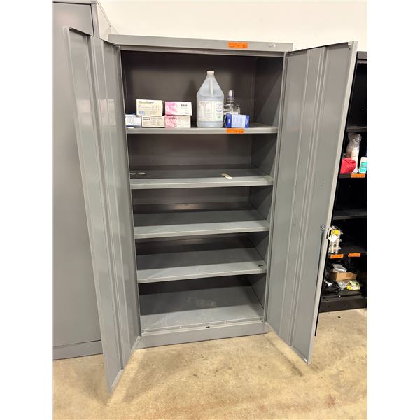L2 - Metal Storage Cabinet - 36x24x72" - 4 Shelves (Grey)