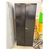 Image 2 : L2 - Uline Metal Storage Cabinet - 30x18x72" - w/ Key (Black)