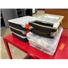 Image 3 : L2 - 7pc Plastic Small Parts Organizers w/ Misc. Hardware