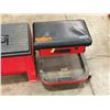 Image 3 : L2 - 2pc - Uline Rolling Mechanics Seat w/ Drawer & Uline Plastic Toolbox