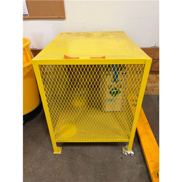L2 - Uline Hazardous Material Storage Cage - 38x30x39.5"