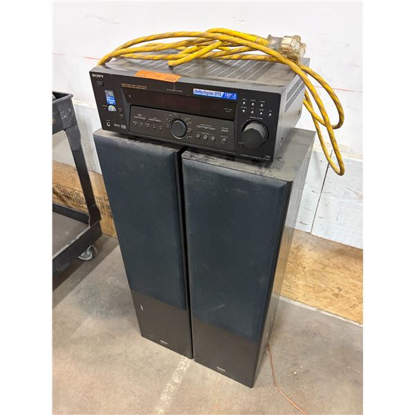 L2 - Group - Sony Multichannel A/V Control Center (STR-DE575) & Pro Linear PL3.6TE Speakers