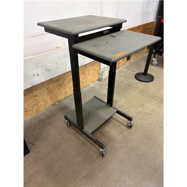 L2 - Rolling Computer Stand - 24x21x45" - 2 Tiered