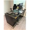Image 1 : L2 - Desk Station Including Desk (59x29.5x29"), Monitor, Power Bar, Label Maker, Office Chair, Etc.