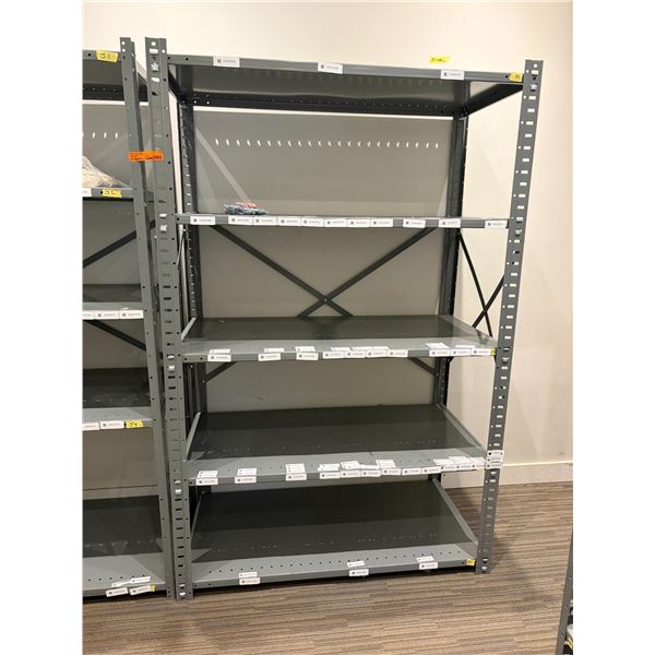 L2 - Uline Model: 6138 Steel Rack (Heavy Duty) / 6 Shelf - 48.5x24x72"