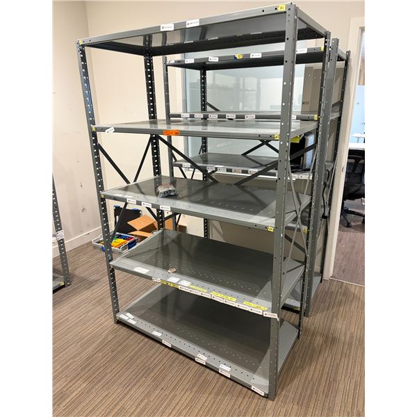 L2 - Uline Model: 6138 Steel Rack (Heavy Duty) / 6 Shelf - 48.5x24x72"