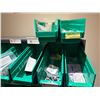 Image 2 : L2 - Plastic Bin Organizer Rack w/ Plastic Bins & Misc. Hardware