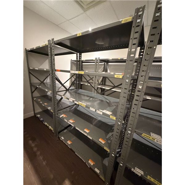 L2 - 2pc - Uline Model: 6138 Steel Rack (Heavy Duty) / 6 Shelf - 48.5x24x72"