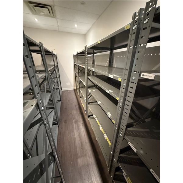 L2 - 3pc - Uline Model: 6138 Steel Rack (Heavy Duty) / 6 Shelf - 48.5x24x72"