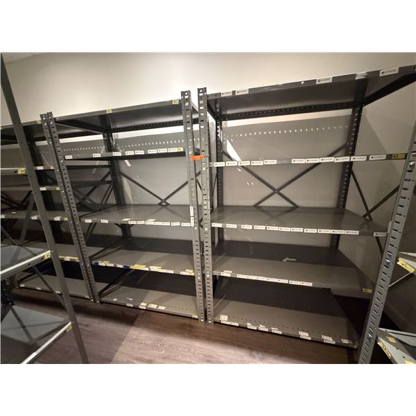 L2 - 2pc - Uline Model: 6138 Steel Rack (Heavy Duty) / 6 Shelf - 48.5x24x72"