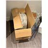 Image 1 : L2 - Group - Misc. Office Items Including Fan, Wire Basket Organizers, Sign, Etc.