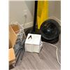 Image 4 : L2 - Group - Misc. Office Items Including Fan, Wire Basket Organizers, Sign, Etc.