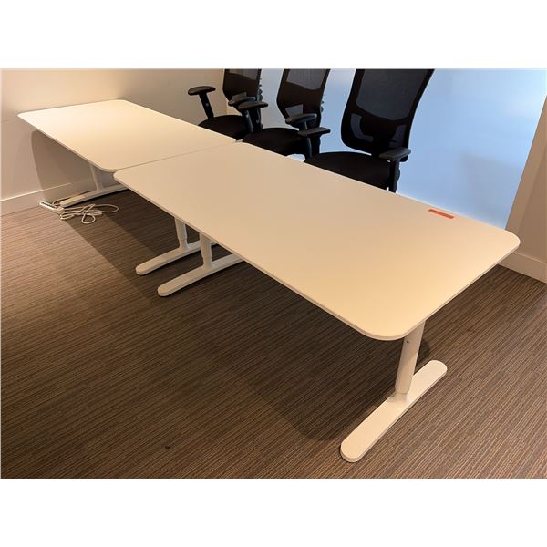 L2 - 2pc - Adjustable Height Office Tables (63x31.5")