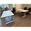 Image 1 : L2 - 2pc - Adjustable Height Office Tables (63x31.5")