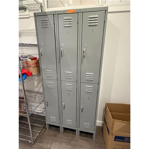 L2 - Metal Lockers (x6 Lockers) - 36x12x78"