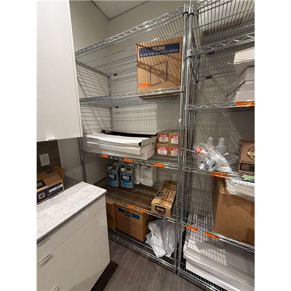 L2 - Uline Steel Wire Rack w/ 5 Shelves - 48x24x86"