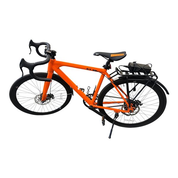 L1 - FLX Babymaker Stealth Electric Road Bike with Adapter Charger - Orange