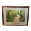 Image 1 : L1 - Drake Fleege Signed Lithograph "Meandering Boardwalk", H25" x W32" Framed