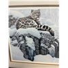 Image 3 : L1 - Gerald S Heath Signed Limited Edition Print "Snow Leopard", Numbered 104/1950, H17.5" x W21.5"