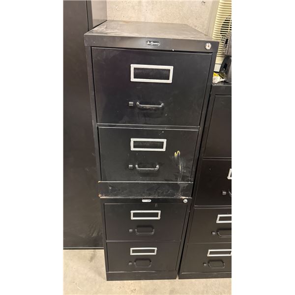 L1 - 2-Pcs File Cabinet with 2 Drawers, H29" x W18" Each