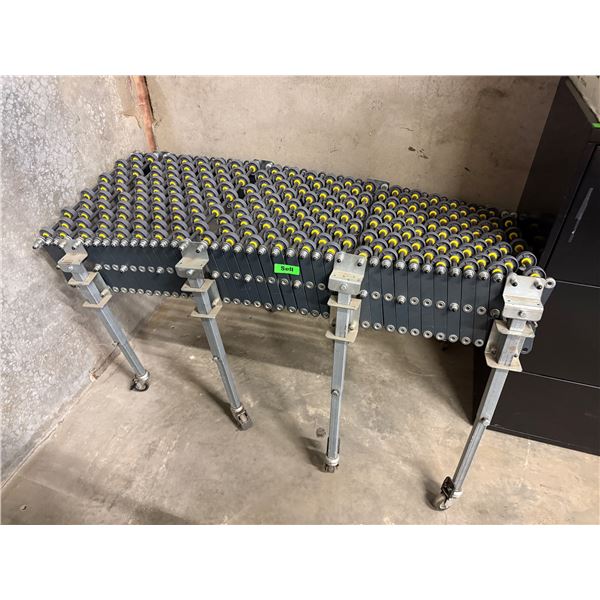 L1 - Flexible Expandable Skate Wheel Conveyor, Approx. H29" x W55" Closed Size