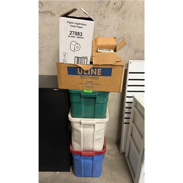 L1 - Bulk Assorted Metal Shelf Brackets, Uline Pegboard Hooks, and Wire Display Racks