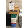 Image 1 : L1 - Bulk Assorted Metal Shelf Brackets, Uline Pegboard Hooks, and Wire Display Racks