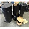 Image 2 : L1 - Trade Show Display Components Includes 2 Skyline Displays and 1-Tube with Metal Frame, Roll of