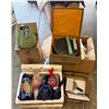 Image 1 : L1 - Group of Tea & Wine Drinkware: Kettle, Tea Cups, Wine Bottles, and More